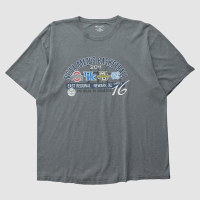 Kentucky Wildcats Champion 2011 T-shirt - Dark Heather Gray - 2XL by Fanatics Real Vintage
