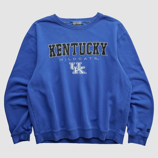 Kentucky Wildcats Colosseum 2010s Pullover Sweatshirt - Blue - L by Fanatics Real Vintage