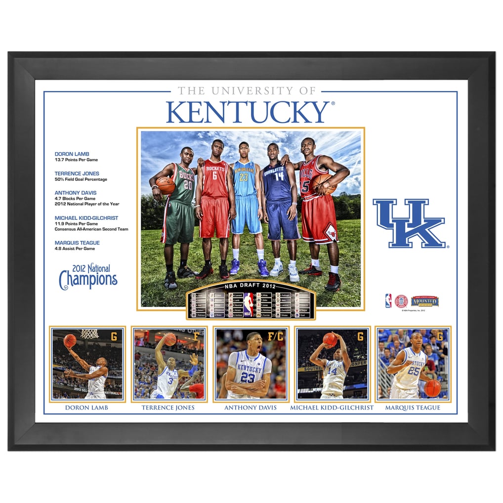 Kentucky Wildcats Fanatics Authentic Framed 18" x 22" Big 5 2012 NBA Draft Class Collage