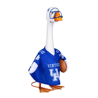 Kentucky Wildcats Gameday Porch Goose Statue & Team Uniform Set