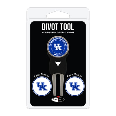 Kentucky Wildcats Golf Divot Tool Pack with 3 Magnetic Markers