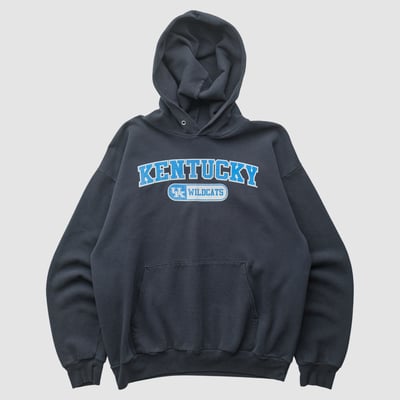 Kentucky Wildcats Hanes 2000s Hooded Pullover Sweatshirt - Black - M by Fanatics Real Vintage