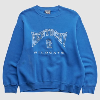 Kentucky Wildcats Lee Apparel 90s Pullover Sweatshirt - Blue - S by Fanatics Real Vintage