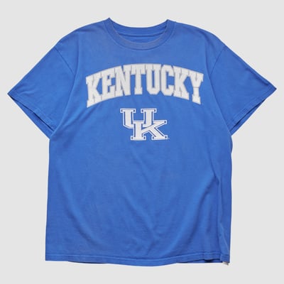 Kentucky Wildcats Majestic 2000s T-shirt - Blue - M by Fanatics Real Vintage