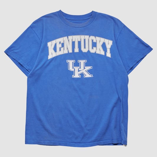 Kentucky Wildcats Majestic 2000s T-shirt - Blue - M by Fanatics Real Vintage
