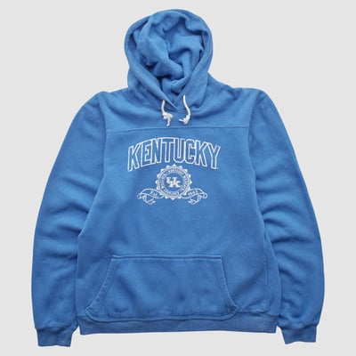 Kentucky Wildcats NCAA 2010s Hooded Pullover Sweatshirt - Blue - XS by Fanatics Real Vintage