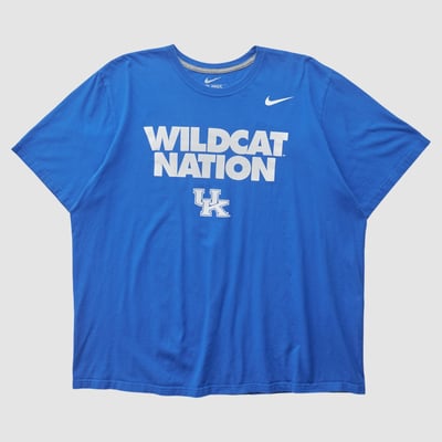 Kentucky Wildcats Nike 2010s T-shirt - Blue - 2XL by Fanatics Real Vintage