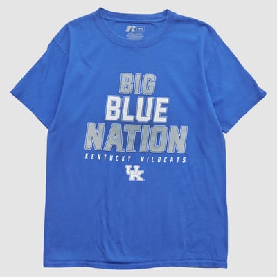 Kentucky Wildcats Russell 2010s T-shirt - Blue - M by Fanatics Real Vintage