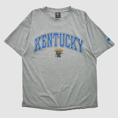 Kentucky Wildcats Starter 2000s T-shirt - Heather Gray - M by Fanatics Real Vintage