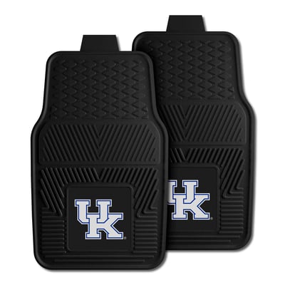 Kentucky Wildcats Logo Brands Two-Piece Vinyl Car Mat Set