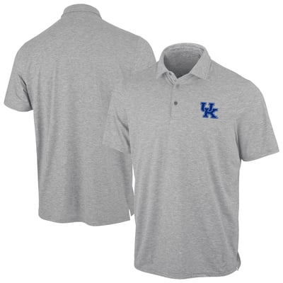 Kentucky Wildcats Antigua Static Polo - Heather Gray