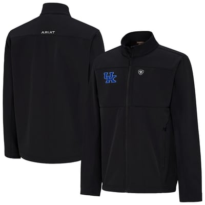  Kentucky Wildcats Ariat Full-Zip Vernon Softshell Jacket - Black