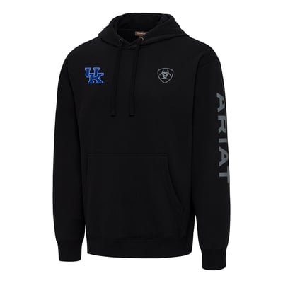  Kentucky Wildcats Ariat Logo Hoodie - Black