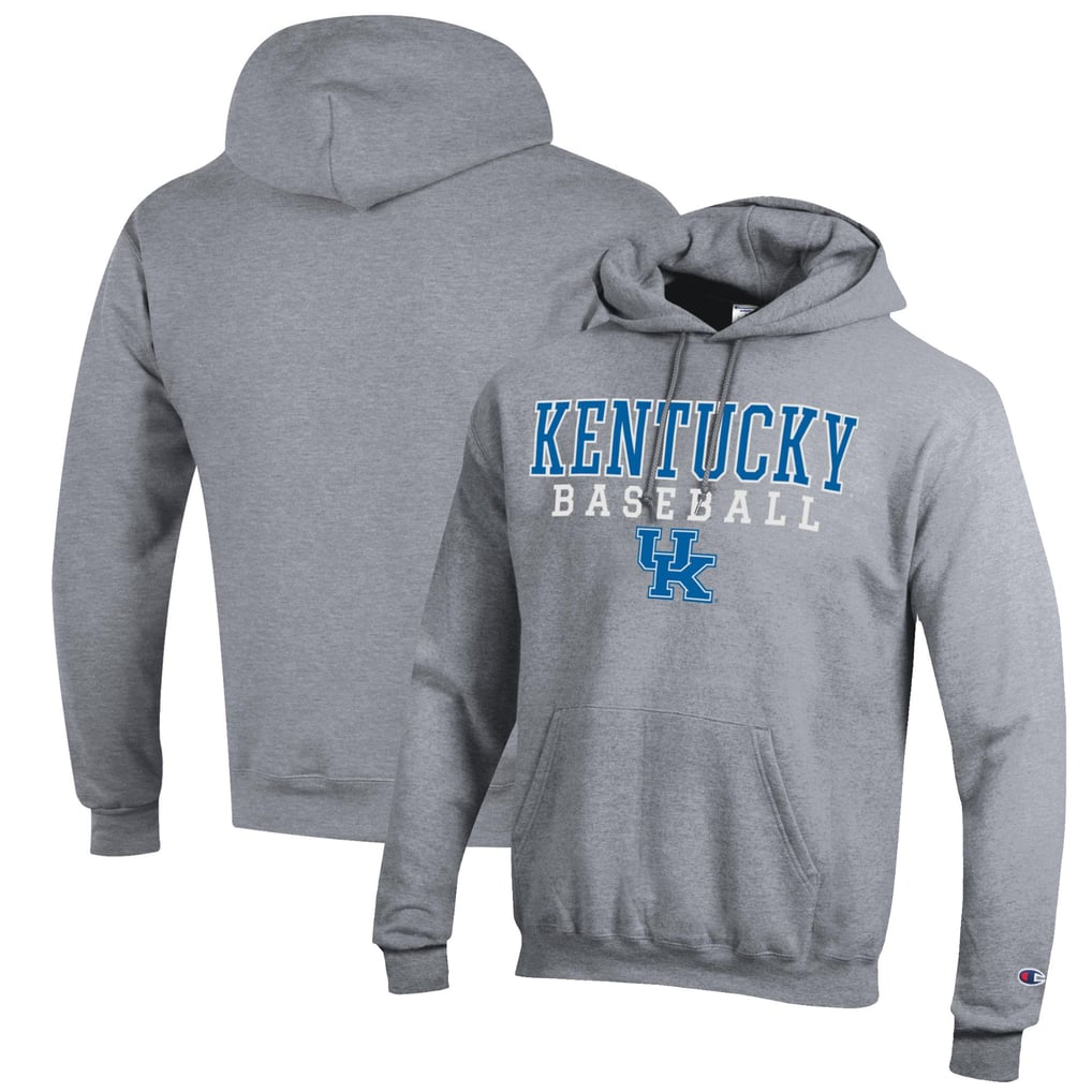 Kentucky Wildcats Champion Baseball Stack Pullover Hoodie - Gray