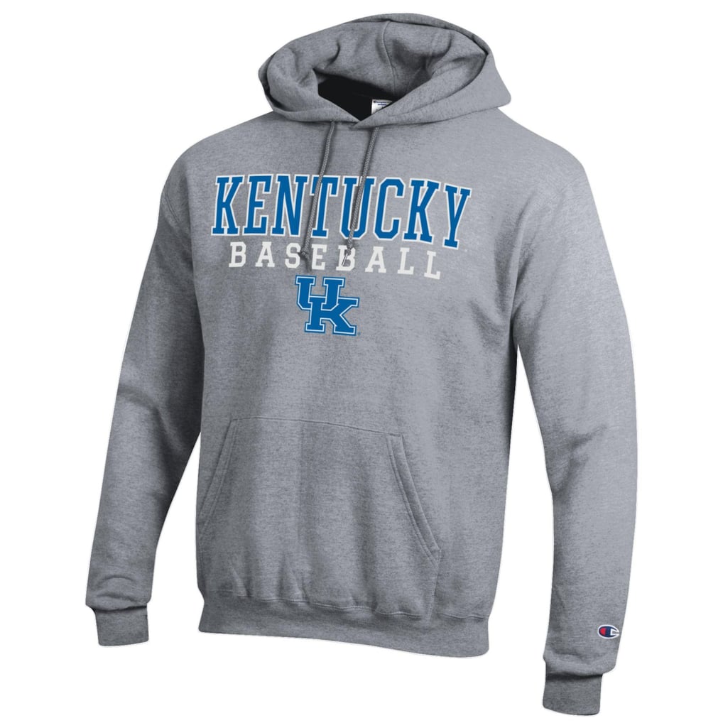 Kentucky Wildcats Champion Baseball Stack Pullover Hoodie - Gray
