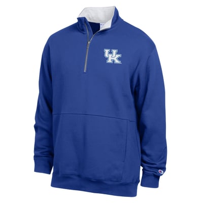  Kentucky Wildcats Champion Fleece Quarter-Zip Pullover - Royal