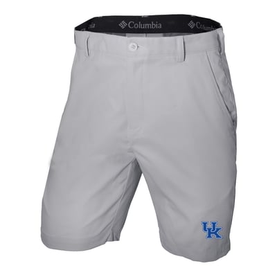 Kentucky Wildcats Columbia Omni-Wick Lie Angle Shorts - Gray
