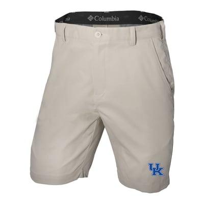 Kentucky Wildcats Columbia Omni-Wick Lie Angle Shorts - Khaki
