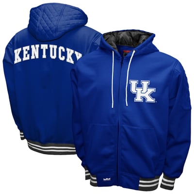Kentucky Wildcats Franchise Club Grind Full-Zip Hoodie Jacket - Royal
