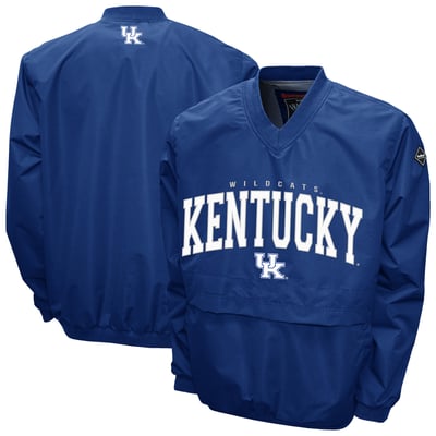 Kentucky Wildcats Franchise Club Windshell V-Neck Jacket - Royal