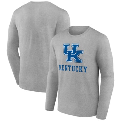 Kentucky Wildcats Lockup Team Long Sleeve T-Shirt - Gray