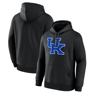  Kentucky Wildcats Logo Athletic Primary Logo Fleece Pullover Hoodie - Black