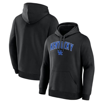  Kentucky Wildcats Logo Athletic Primary Logo Fleece Pullover Hoodie - Black
