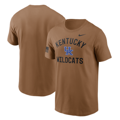 Kentucky Wildcats Nike 2026 Military Appreciation Sideline Dri-FIT T-Shirt - Brown