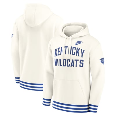  Kentucky Wildcats Nike Legacy Retro Pullover Hoodie - Cream