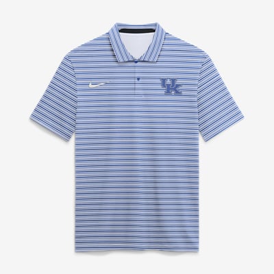  Kentucky Wildcats Nike Primetime Vapor Striped Dri-FIT Polo - Royal
