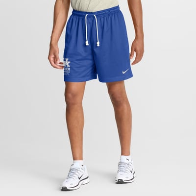 Kentucky Wildcats Nike 2026 Sideline Standard Issue Reversible Dri-FIT Shorts - Royal/Anthracite