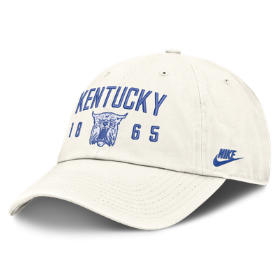 Kentucky Wildcats Nike Legacy Letter & Location Club Adjustable Hat - White