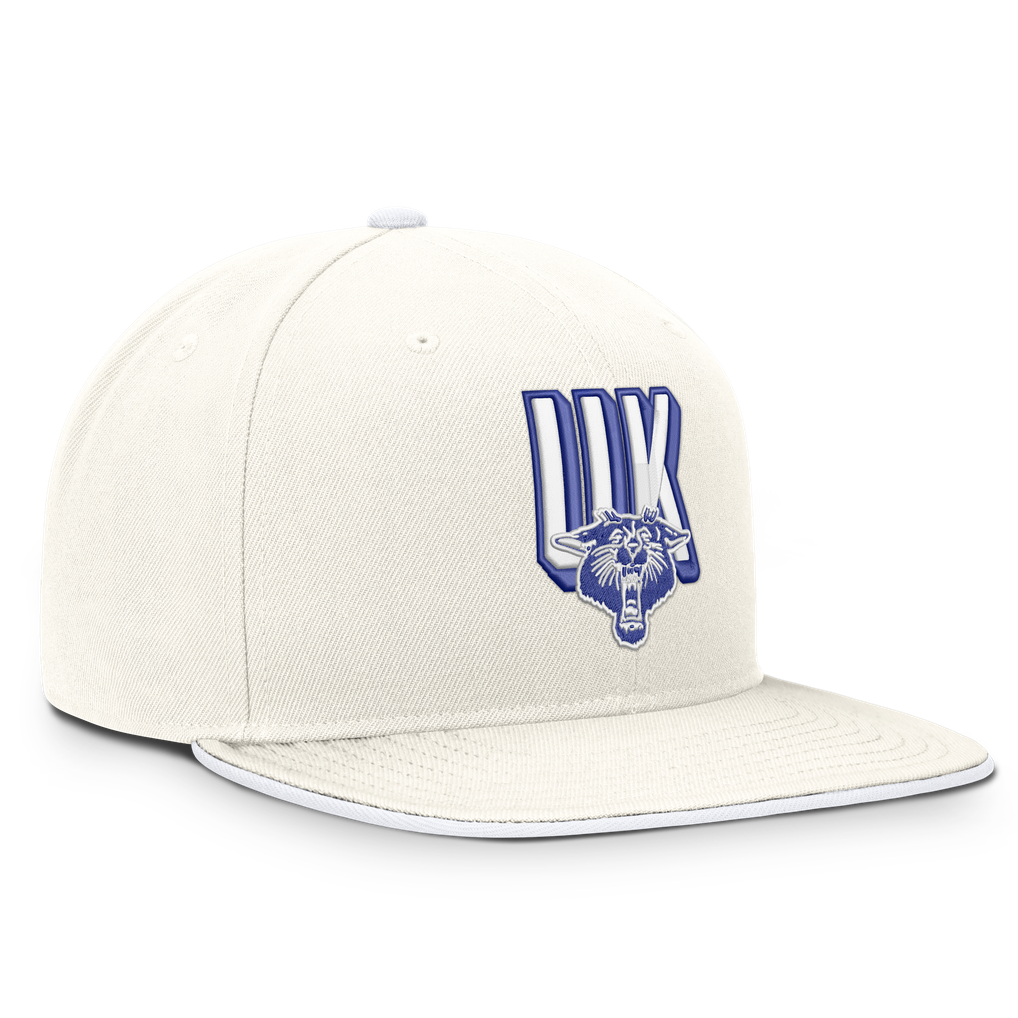 Kentucky Wildcats Nike Legacy Letter & Mascot Pro Snapback Hat - White