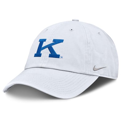 Kentucky Wildcats Nike Power K Club Adjustable Hat - White