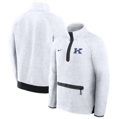 Kentucky Wildcats Nike Power K Tech Fleece Half-Zip Top - White