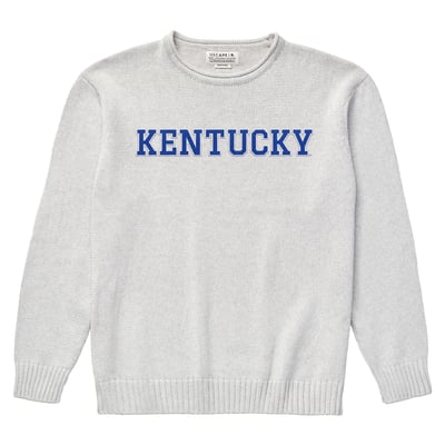  Kentucky Wildcats Uscape Apparel Renew Coastal Knit Sweater - Gray