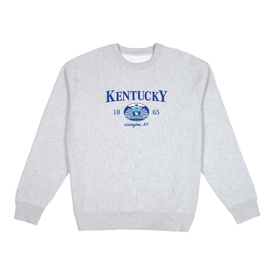 Kentucky Wildcats Uscape Apparel New Heights Heavyweight Sweatshirt - Heather Gray