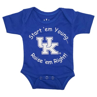 Kentucky Wildcats Little King Newborn & Infant Start 'Em Young Bodysuit - Royal