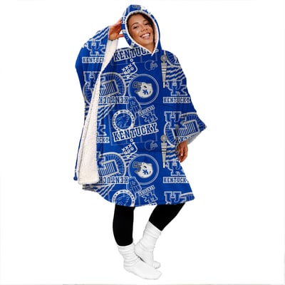 Kentucky Wildcats Pegasus Mashup 50" x 70" Bloncho Sherpa Fan Cape