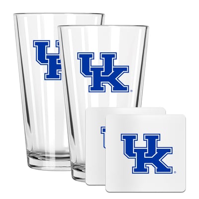 Kentucky Wildcats The Memory Company 16oz. Pint Glass and Coaster Set