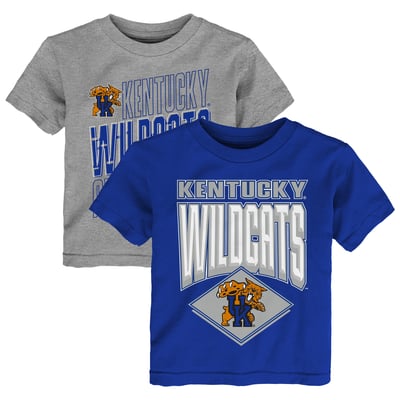 Kentucky Wildcats Outerstuff Toddler Trench Kings 2-Pack T-Shirt Set - Royal/Gray