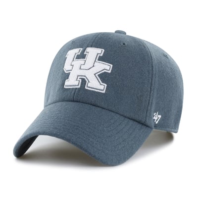 Kentucky Wildcats '47 Unisex Chain Stitch Clean Up Adjustable Hat - Athletic Heather Navy