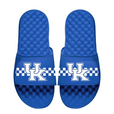 Kentucky Wildcats ISlide Unisex Stripe Slide Sandals - Royal
