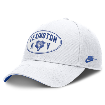  Kentucky Wildcats Nike Unisex Legacy Letter & Location Rise Adjustable Hat - Off White