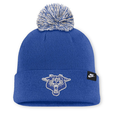 Kentucky Wildcats Nike Unisex Letter Mascot Knit Hat with Pom - Royal