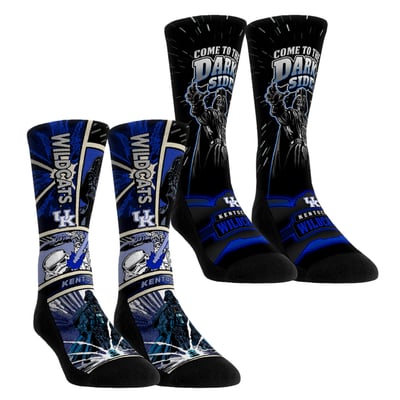  Kentucky Wildcats Rock Em Unisex Star Wars Empire Two-Pack Crew Socks Set - Blue