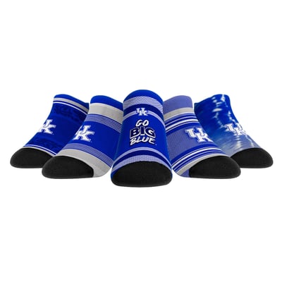 Kentucky Wildcats Rock Em Unisex Super Fan Five-Pack Low-Cut Socks Set - 