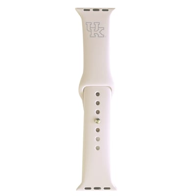Kentucky Wildcats 38/40mm Apple Watch Band - White
