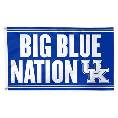 Kentucky Wildcats WinCraft 3' x 5' Single-Sided Deluxe Team Slogan Flag