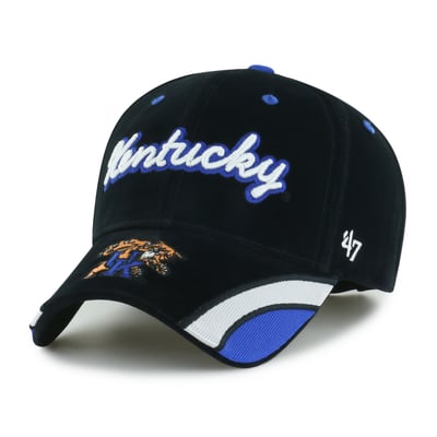 Kentucky Wildcats '47 Women's Velvet Denim Script MVP Adjustable Hat - Black